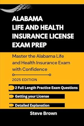 ALABAMA LIFE AND HEALTH INSURANCE LICENSE EXAM PREP