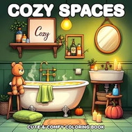 Cozy Spaces Coloring Book