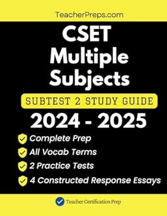 CSET Multiple Subjects Subtest 2 Study Guide