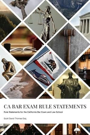 CA Bar Exam Rule Statements
