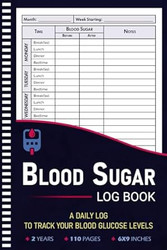 Blood Sugar Log Book