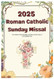 2025 Roman Catholic Sunday Missal