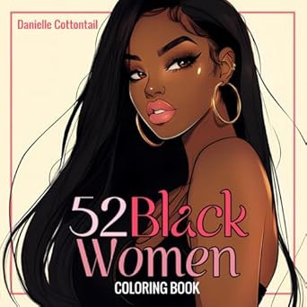 52 Black Women Coloring Book