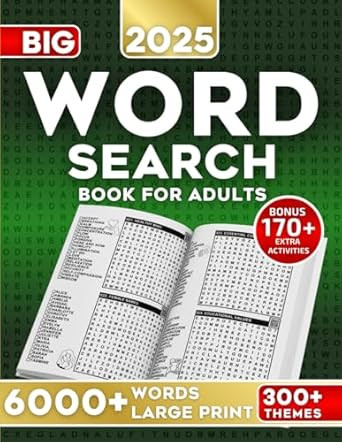 Word Search Book for Adults Large Print