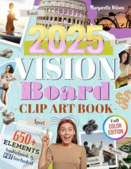 2025 Vision Board Clip Art Book