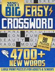 2025 Easy Crossword Puzzle Books For Adults