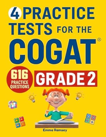 4 Practice Tests for the COGAT Grade 2