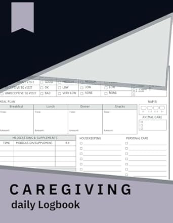 Caregiver Daily Log Book