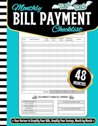 Monthly Bill Payment Checklist