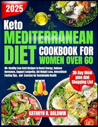 Keto Mediterranean Diet cookbook for women over 60
