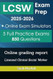 LCSW Exam Prep 5 LCSW Practice Exams Online Exam Simulators
