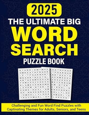 2025 The Ultimate Big Word Search Puzzle Book