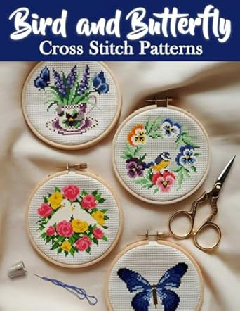 Bird and Butterfly Cross Stitch Patterns