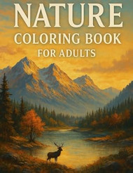 Nature Coloring Book for Adults