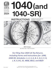 1040 and 1040-SR Tax Year 2024 Instructions