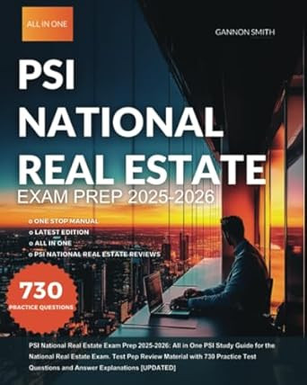 PSI National Real Estate Exam Prep 2025-2026