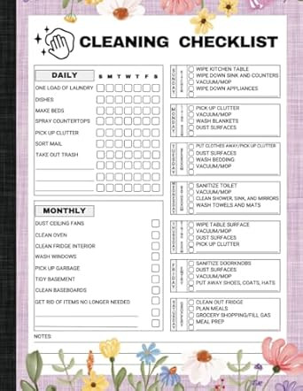 Cleaning Checklist