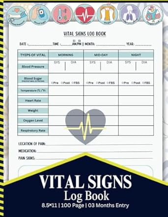 Vital Signs Log Book