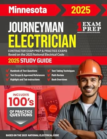 2025 Minnesota Journeyman Electrician Exam Prep and Study Guide