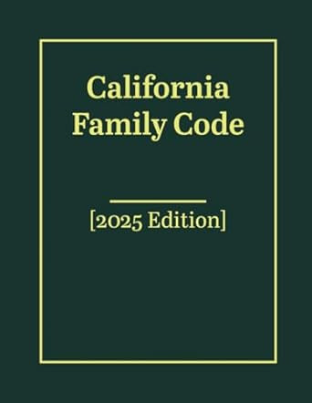California Family Code [2025 Edition]