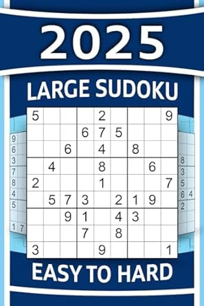 Big Sudoku Book for Adults - Easy to Hard
