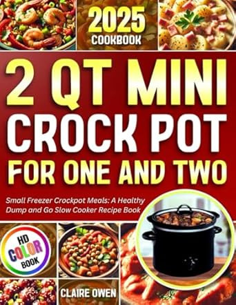 2 Qt Mini Crock Pot Cookbook for One and Two 2025
