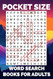 Pocket Size Word Search Books for Adults
