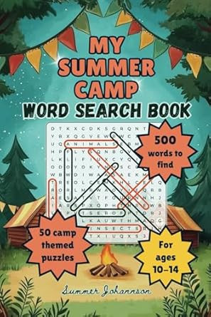 Summer Camp Word Search Book