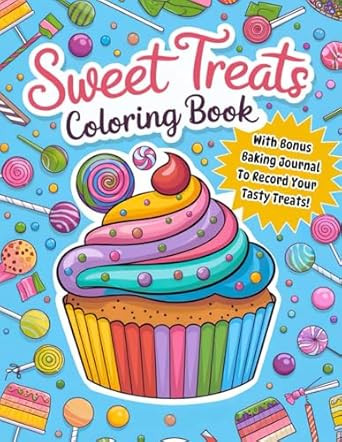 Sweet Treats Coloring Book