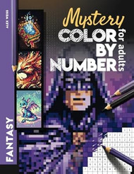 Mystery Color by Number for Adults Fantasy