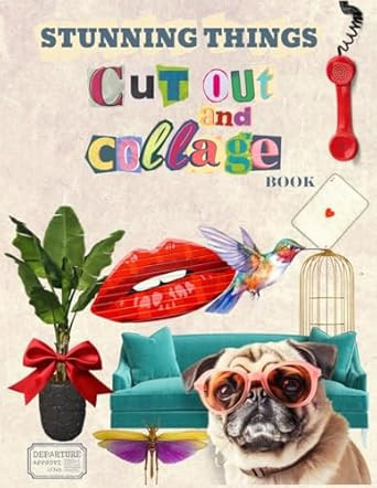 Cut Out and Collage Book: Stunning Things for Paper Crafts Activities