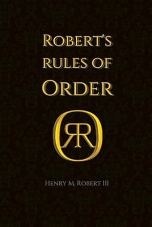 Robert's Rules of Order
