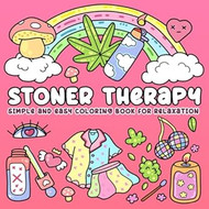 Stoner Therapy Cute & Simple Coloring Book For Relaxation