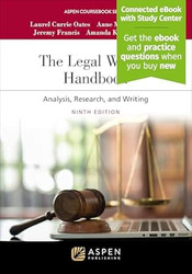 Legal Writing Handbook: Analysis Research and Writing