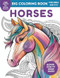 Big Horse Coloring Book for girls age 8-12.