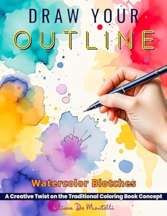 Draw Your Outline - Watercolor Blotches