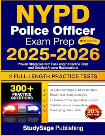 NYPD Police Officer Exam Prep 2025-2026