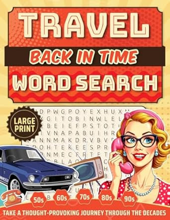 Travel Back In Time Word Search