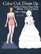 Color Cut Dress Up 1840s Fashion History Paper Dolls