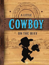 Little Cowboy Baby Shower Guest Book