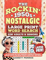 The Rockin' 1950s Nostalgic Large Print Word Search for