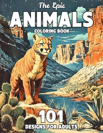 The Epic Animals Coloring Book