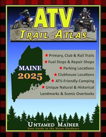 2025 Maine ATV Trail Map Atlas