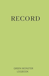 Record Book: Military Green Monster Notebook For Supply Chain