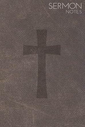 Sermon Notes Notebook for Men