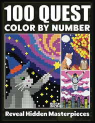 100 Quest Color By Number