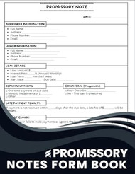 Promissory Note Form Book
