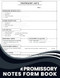 Promissory Note Form Book
