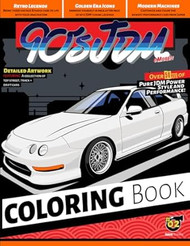90s JDM Car Coloring Book