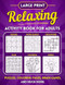 Relaxing Activity Book for Adults